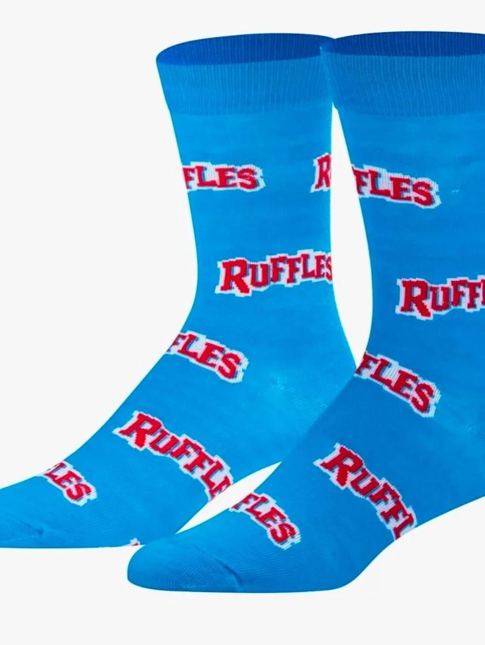 Size Medium 8 Pack Crazy Odd Sox Crew Cotton Blend Socks Ruffles Snacks Food Etc